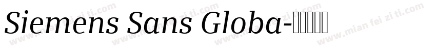 Siemens Sans Globa字体转换